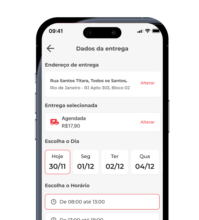 Mockup Catálogo e Navegação